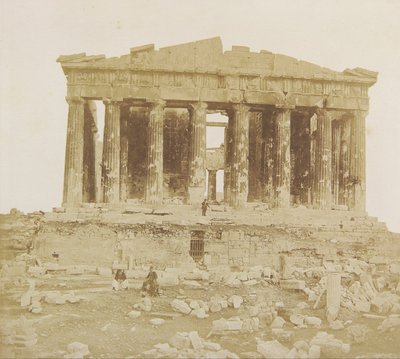 Uitzicht op het Parthenon vanuit het westen door James Robertson